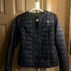 Women's Masersti Navy Puffer Jacket